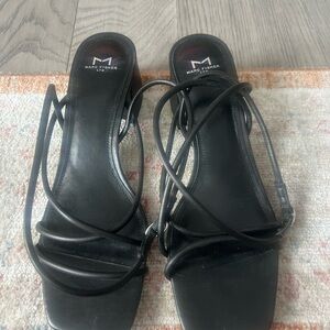 Marc Fisher Strappy Black Heels